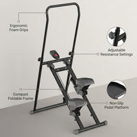 Stair Stepper for Home Gym, Vertical Stair Climber Machine for Full-Body Workout, Compact & Foldable Cardio Stepper with Adjusta — Lifestyle