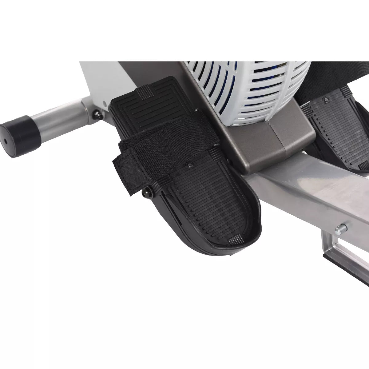Stamina ATS Air Rower | Rowing Machine | LCD Monitor | Dynamic Air Resistance | Folding Design | Tone Muscle and Improve Heart Health, Black/Chrome