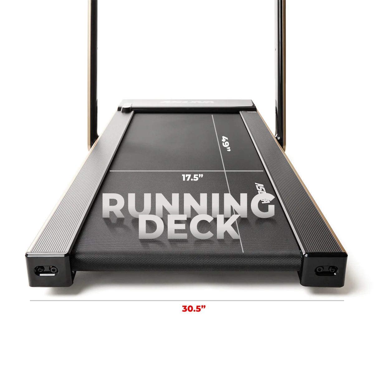 Space Saving Commercial Treadmill, Slim Motorized  W/ Speakers
