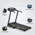 Treadmill with Auto Incline Folding Electric Running Machine 17'' Electric Treadmills 2.5HP/8.5MPH with 15 Training Programs