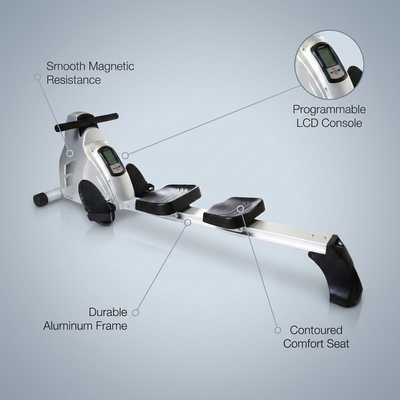 Velocity Fitness Programmable Magnetic Rower