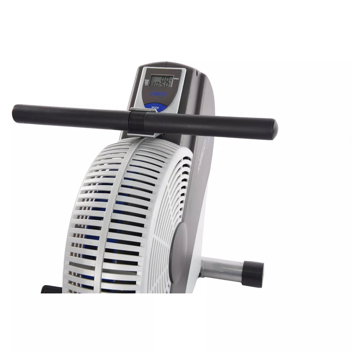 Stamina ATS Air Rower | Rowing Machine | LCD Monitor | Dynamic Air Resistance | Folding Design | Tone Muscle and Improve Heart Health, Black/Chrome
