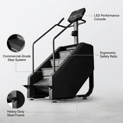 Stair Climber Commercial Grade Stair Stepper Machine for Cardio and Lower Body Workouts