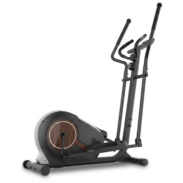 Walnut Stride Pro Heavy Duty Elliptical Machine for Home Gym | 16-Inch Stride, 400LBS Capacity, Ultra-Quiet Low-Impact Cardio for Small Spaces