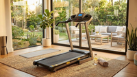 Treadmill with Auto Incline Folding Electric Running Machine 17'' Electric Treadmills 2.5HP/8.5MPH with 15 Training Programs — Lifestyle